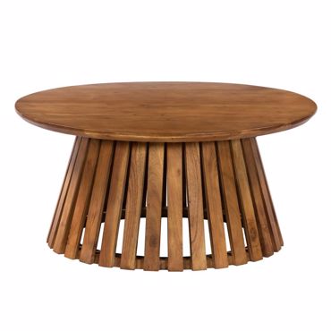 Liberta - Maison TORRE Coffee Table Καρυδί Φ85x40cm 04-1045